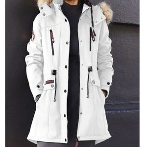 White Hooded Parka